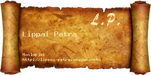 Lippai Petra névjegykártya